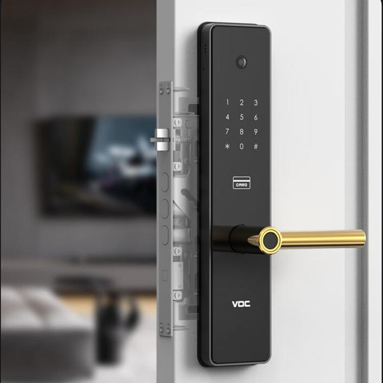 voc指紋鎖X30S密碼鎖家用防盜門鎖